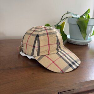 New Burberry Classic Print Baseball Cap